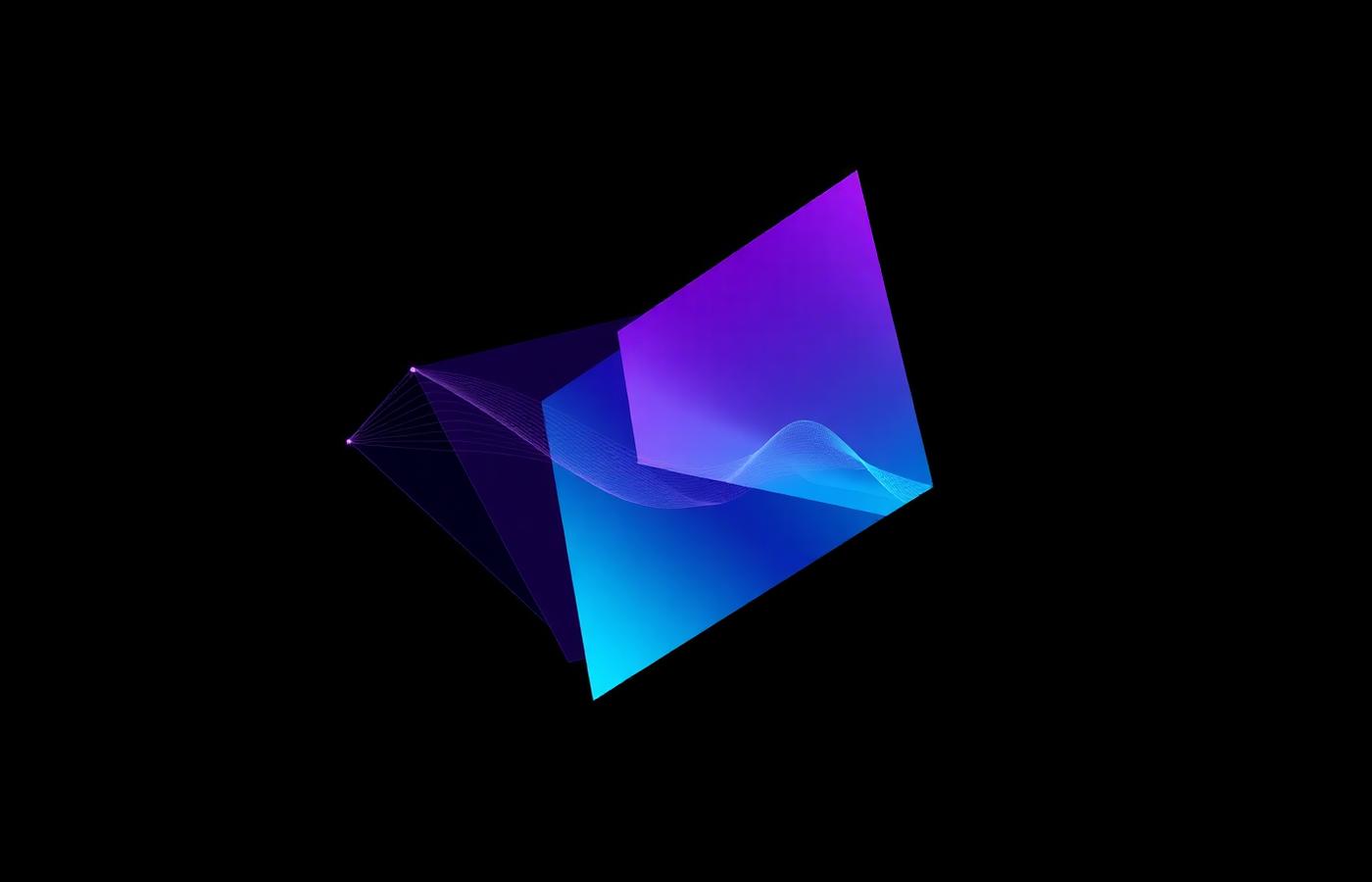 Abstract geometry representing digital transformation